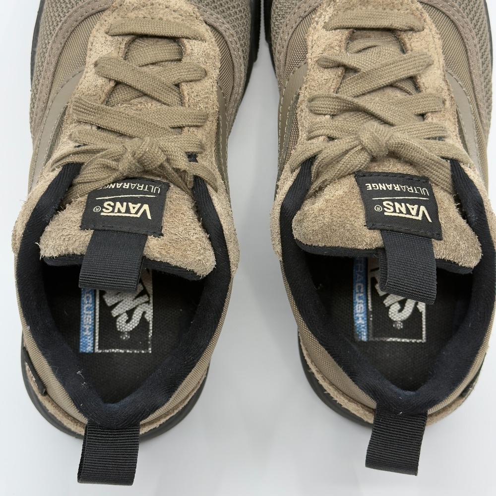 Vans Ultrarange Mesh Skateboard Sneaker Womens 8.5 8 1/2 Brown Black Low Lace Up - Picture 8 of 16